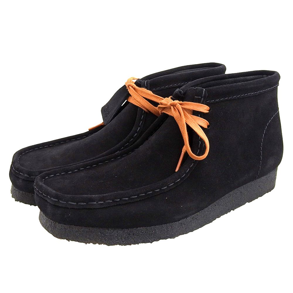 Clarks クラークス スウェード ワラビーブーツ シューズ メンズ 黒 ブラック 10 1 2 26155517 10 1 2G UK