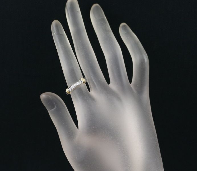 k18 pt950 ディオール 16号 コンビネーション ダイヤ リング 指輪 k18 pt950 ディオール 16号 コンビネーション ダイヤ リング 指輪