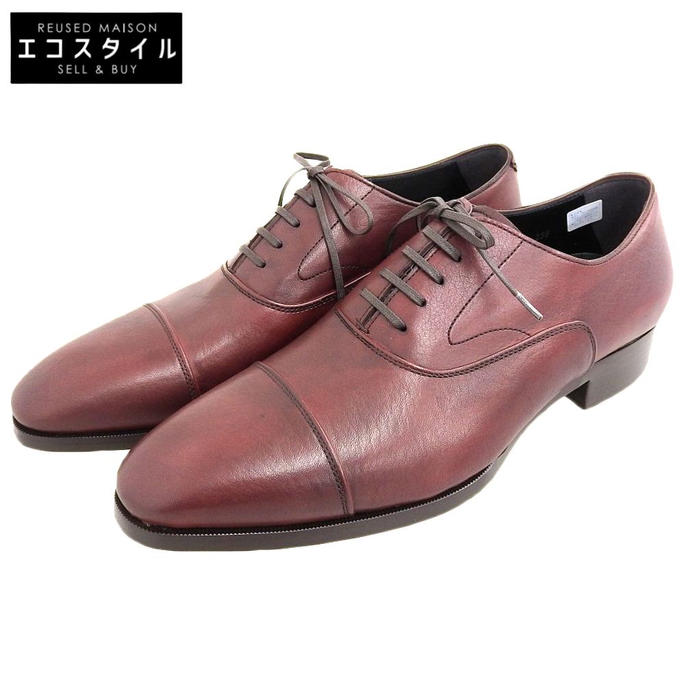 ORIGIO オリジオ キャップトゥ ストレートチップ クラシック レザーシューズ メンズ ワイン 25.5cm ORG-006 25.5