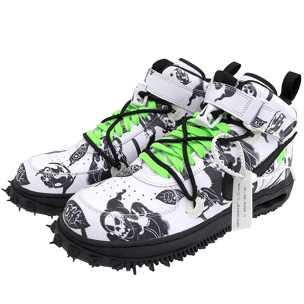 NIKE ナイキ エアフォース1 MID SPLTHR シューズ メンズ ホワイト×ブラック 28cm DR0500-102 10 US