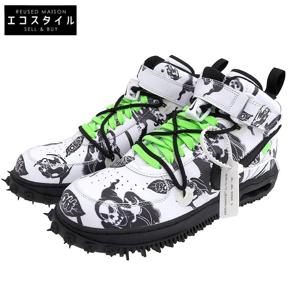 NIKE ナイキ エアフォース1 MID SPLTHR シューズ メンズ ホワイト×ブラック 28cm DR0500-102 10 US