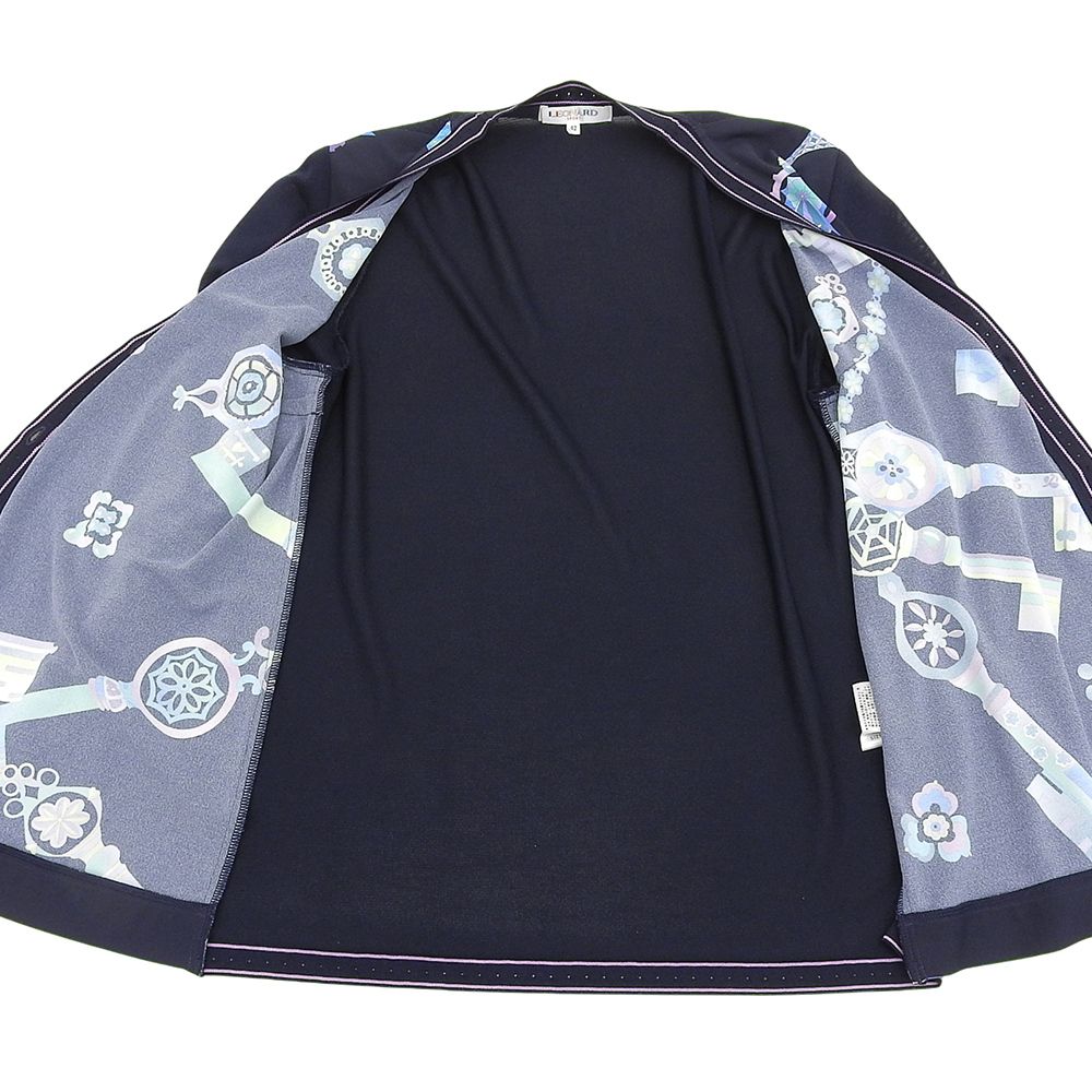  マルチ プリント カーディガン レディース ネイビー 42 その他 トップス