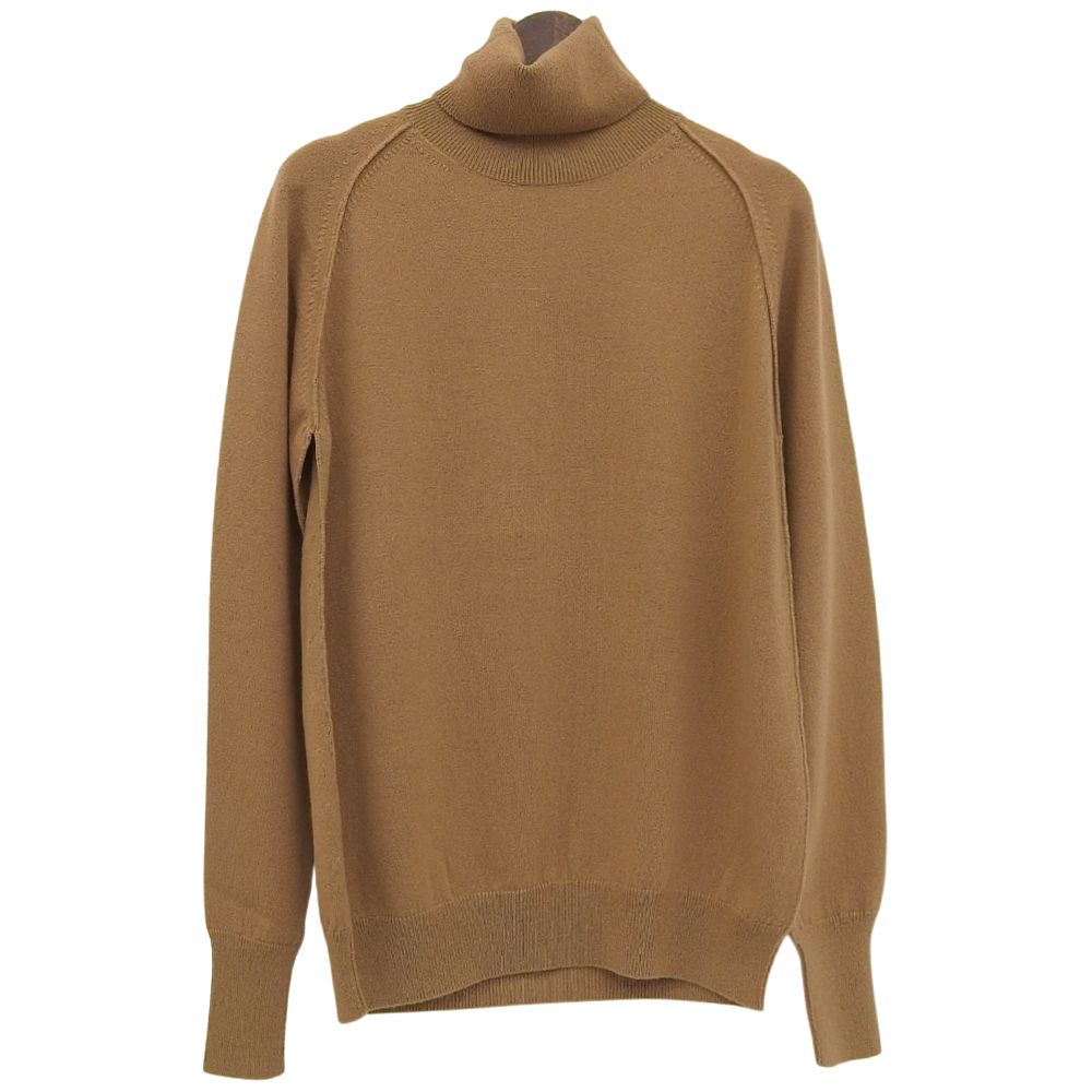 TOYOBOSHI トウヨウボウシ 糸衣 AMA タートルネック セーター トップス レディース カシミヤ100 キャメル 1 13IT-BC0007 1