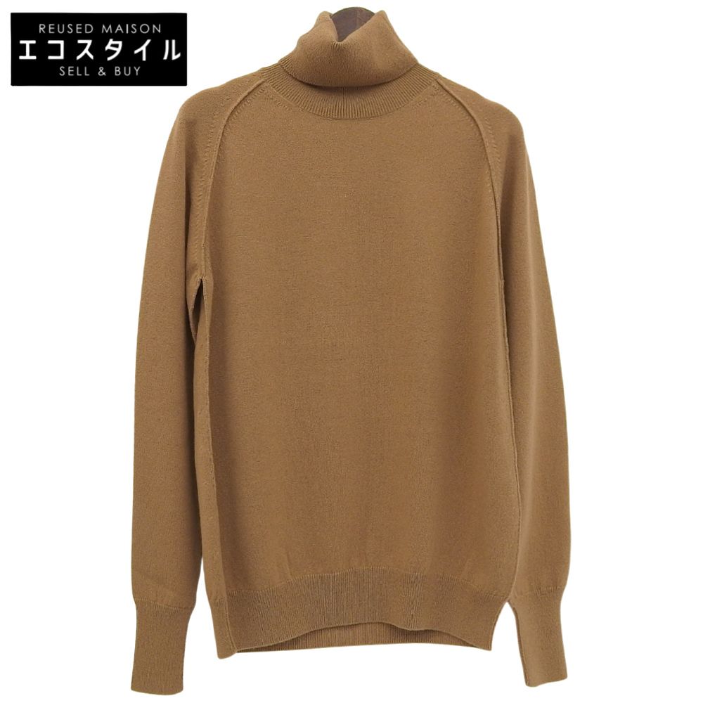 TOYOBOSHI トウヨウボウシ 糸衣 AMA タートルネック セーター トップス レディース カシミヤ100 キャメル 1 13IT-BC0007 1