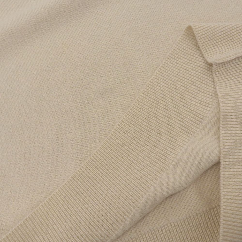 【たくさん入荷】 TOYOBOSHI トウヨウボウシ 糸衣 ベビーカシミヤ Vネック ニットセーター トップス レディース ライトベージュ ― 目を引く