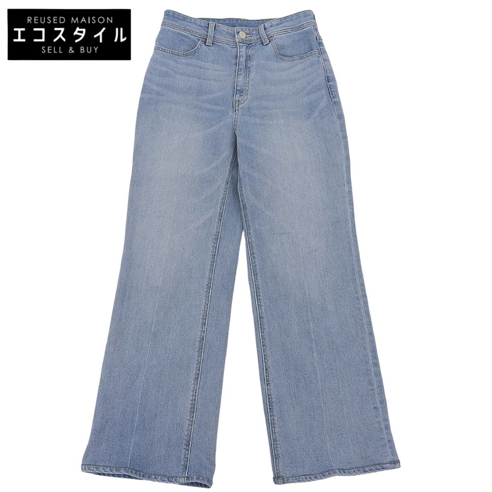 ANAYI アナイ ストレッチデニム ストレートパンツ ボトムス レディース ブルー 36 25年 36