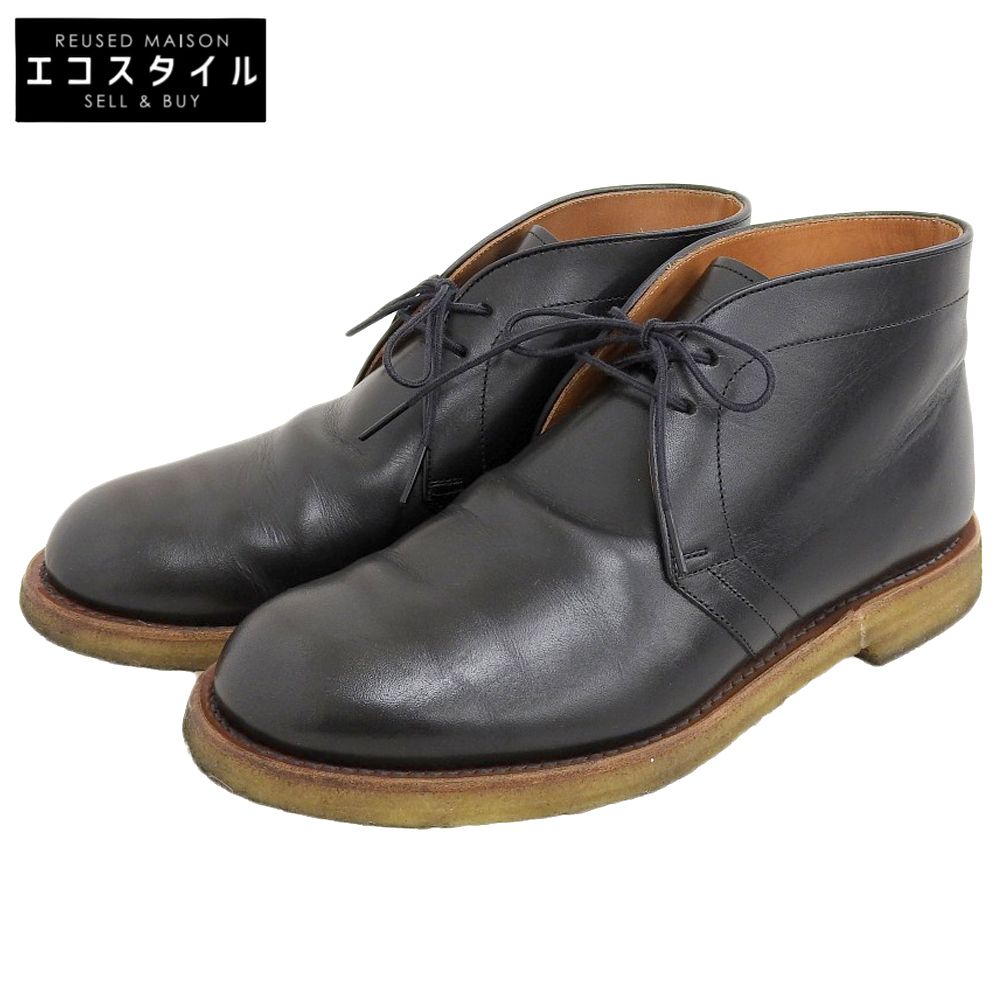 SCOTCH GRAIN スコッチグレイン レザー チャッカブーツ レディース ブラック 24 F-100