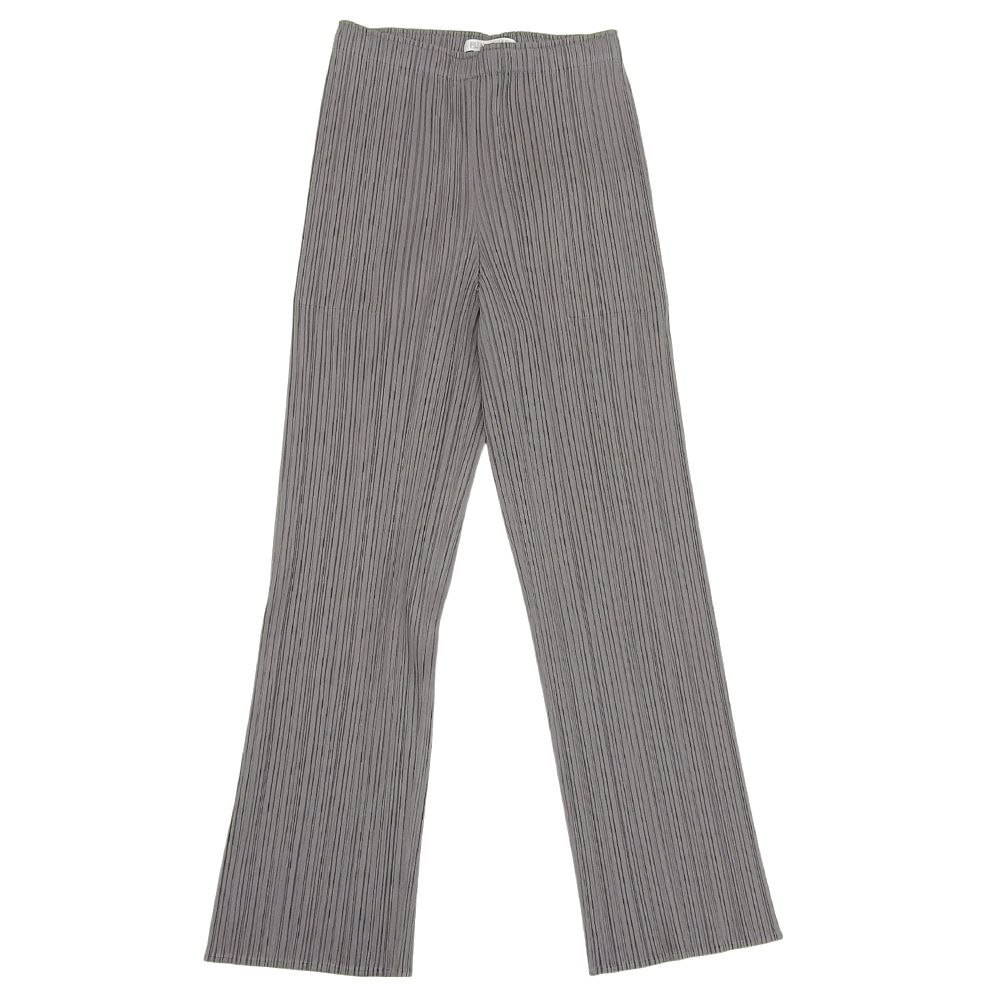 PLEATS PLEASE プリーツプリーズ BASIC プリーツ パンツ ボトムス レディース グレー 1 PP55-JF111 1