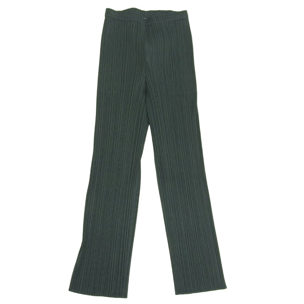 PLEATS PLEASE プリーツプリーズ NEW COLORFUL BASIC 3 パンツ ボトムス レディース グリーン 2 PP05JF807 24SS 2