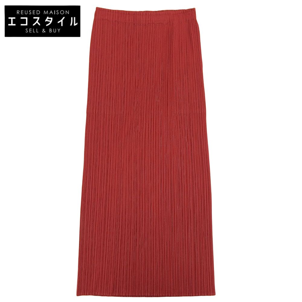 PLEATS PLEASE プリーツプリーズ NEW COLORFUL BASIC 3 スカート レディース レッド 1 PP55JG808 1