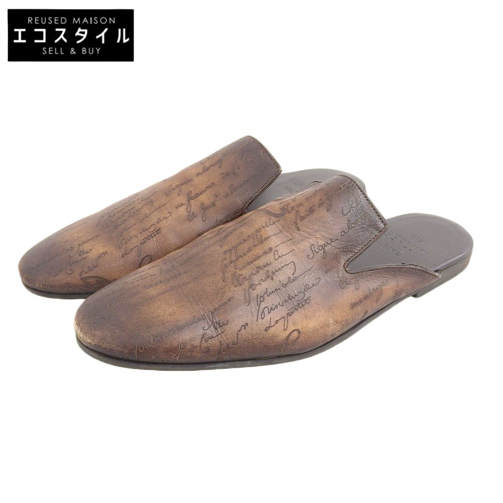berluti ベルルッティ カリグラフィ サイラスオマーン スリッパ メンズ 8 8