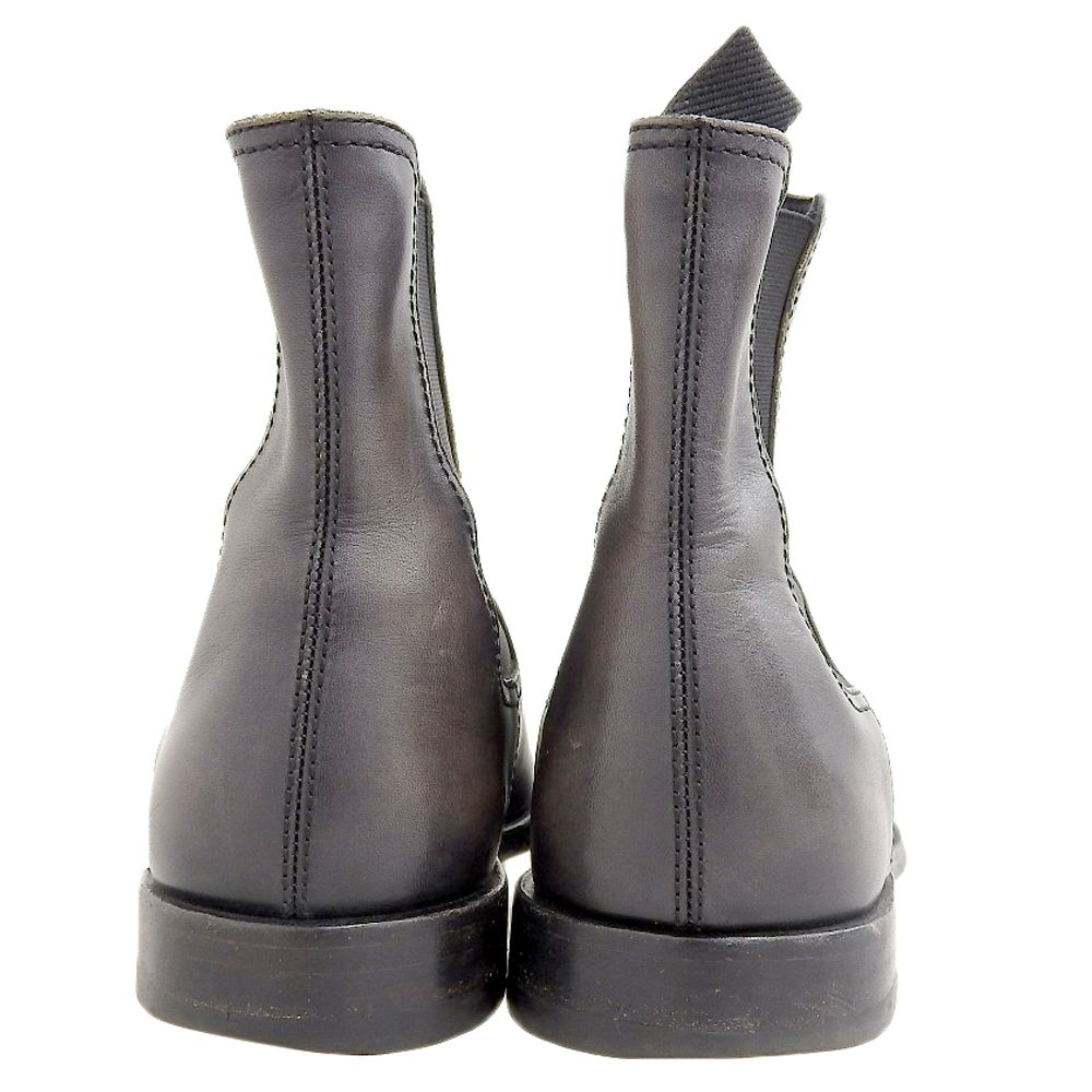 レザーサイドゴアブーツ