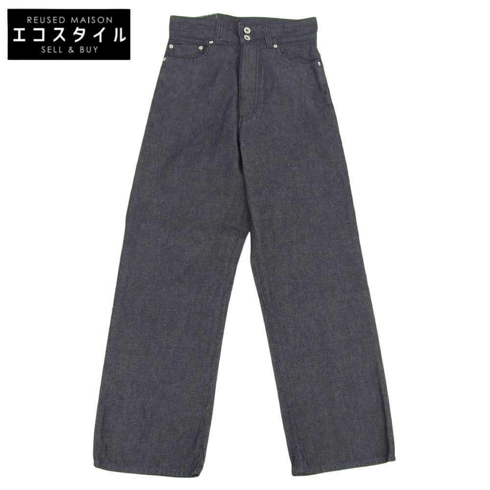 CINOH チノ ハイウエストワイドデニム ボトムス レディース インディゴ 25 C-DE-006B 25
