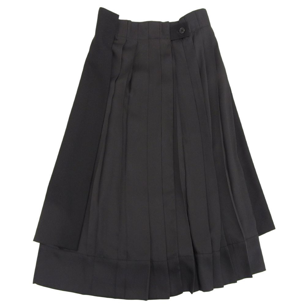 Max MaraWEEKEND マックスマーラウィークエンド プリーツドッキングスカート レディース ブラック 36 510605096 20AW 36