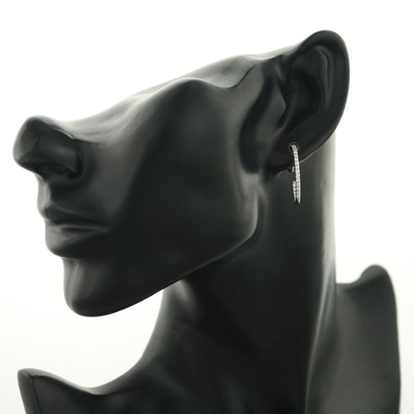 ティファニー ピアス ダイヤ ダイヤモンド メトロ ミディアム 片耳