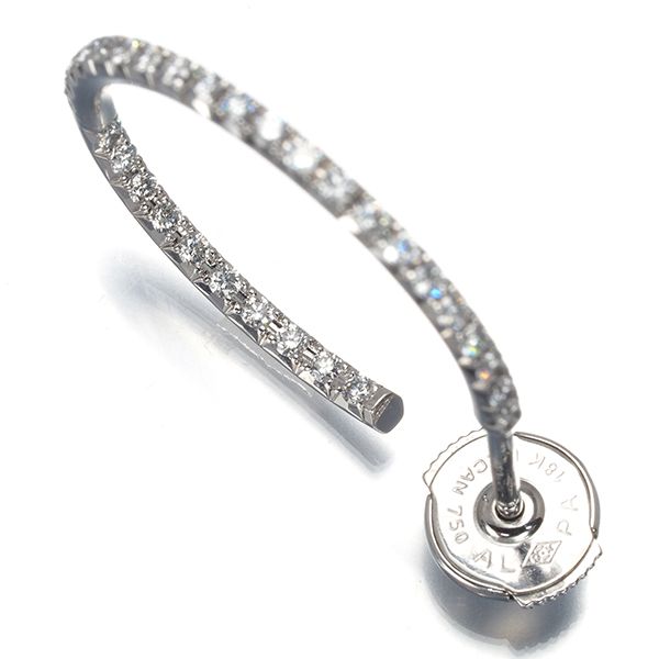 ティファニー ピアス ダイヤ ダイヤモンド メトロ ミディアム 片耳