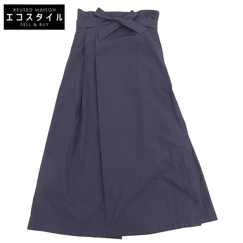 Max MaraWEEKEND マックスマーラウィークエンド コットン ラップスカート レディース ネイビー 38 510107016 38