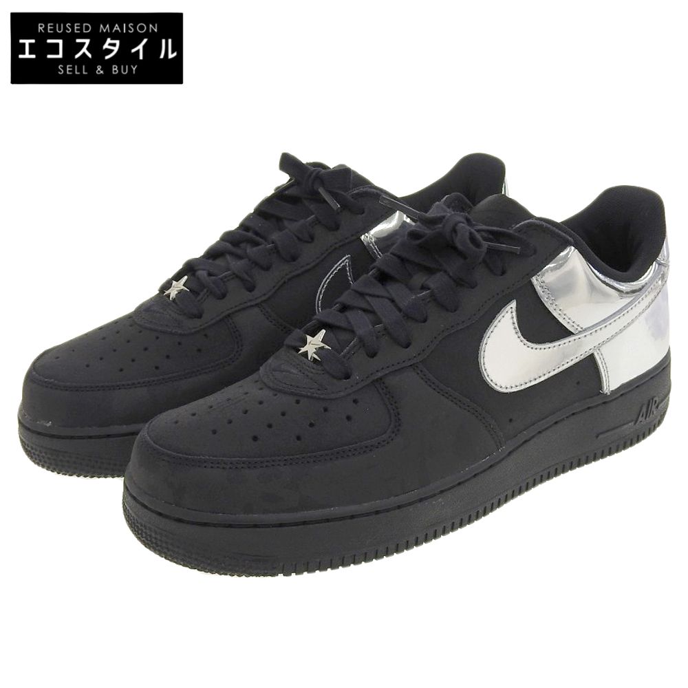 NIKE ナイキ エアフォース1 オールスター スニーカー メンズ ブラック×メタリックシルバー 28.0cm HF2885-001 10 US
