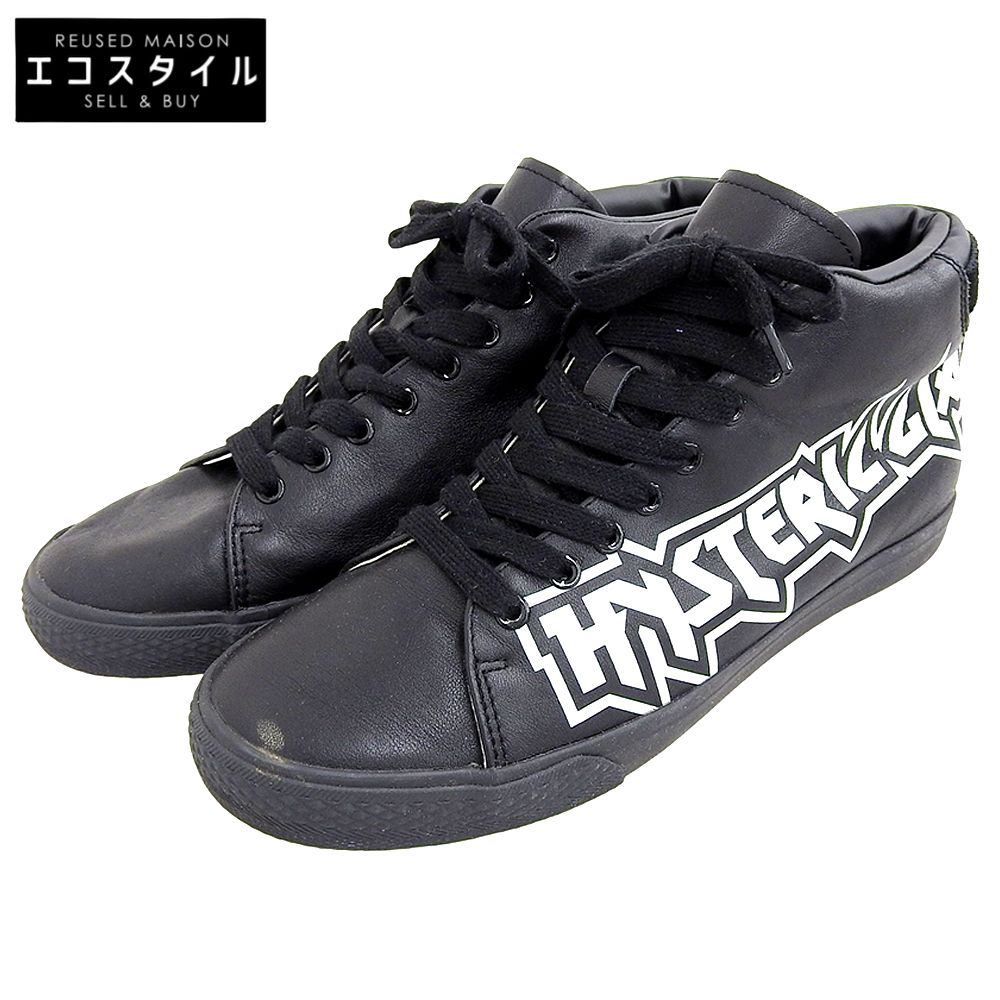 HYSTERIC GLAMOUR ヒステリックグラマー METALプリント ハイカット スニーカー シューズ メンズ 27 27