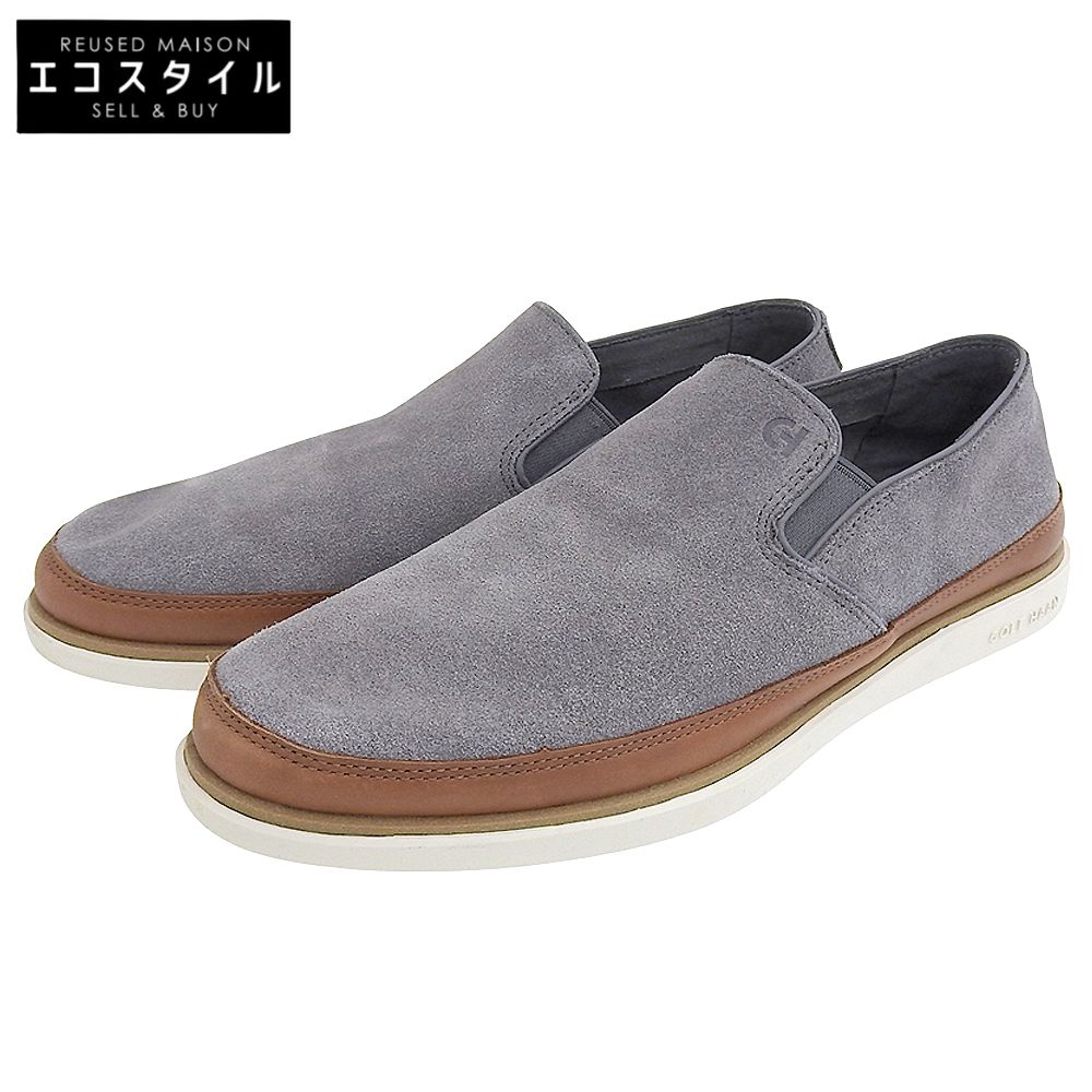Cole Haan コールハーン グランドプロ ストローポイント ツインゴア シューズ メンズ グレー 8M C41875 8M