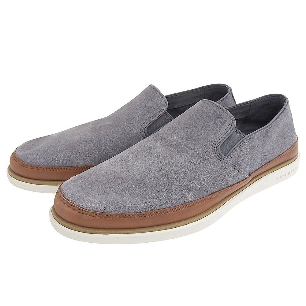 Cole Haan コールハーン グランドプロ ストローポイント ツインゴア シューズ メンズ グレー 8M C41875 8M