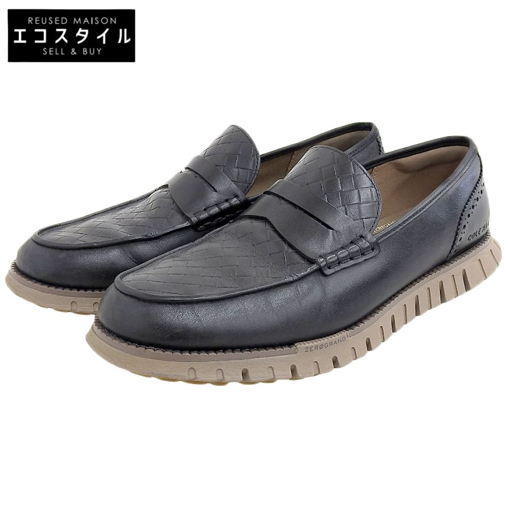Cole Haan コールハーン ゼログランド リマスタード ペニーローファー シューズ メンズ 黒 ブラック 8M C40532 8M