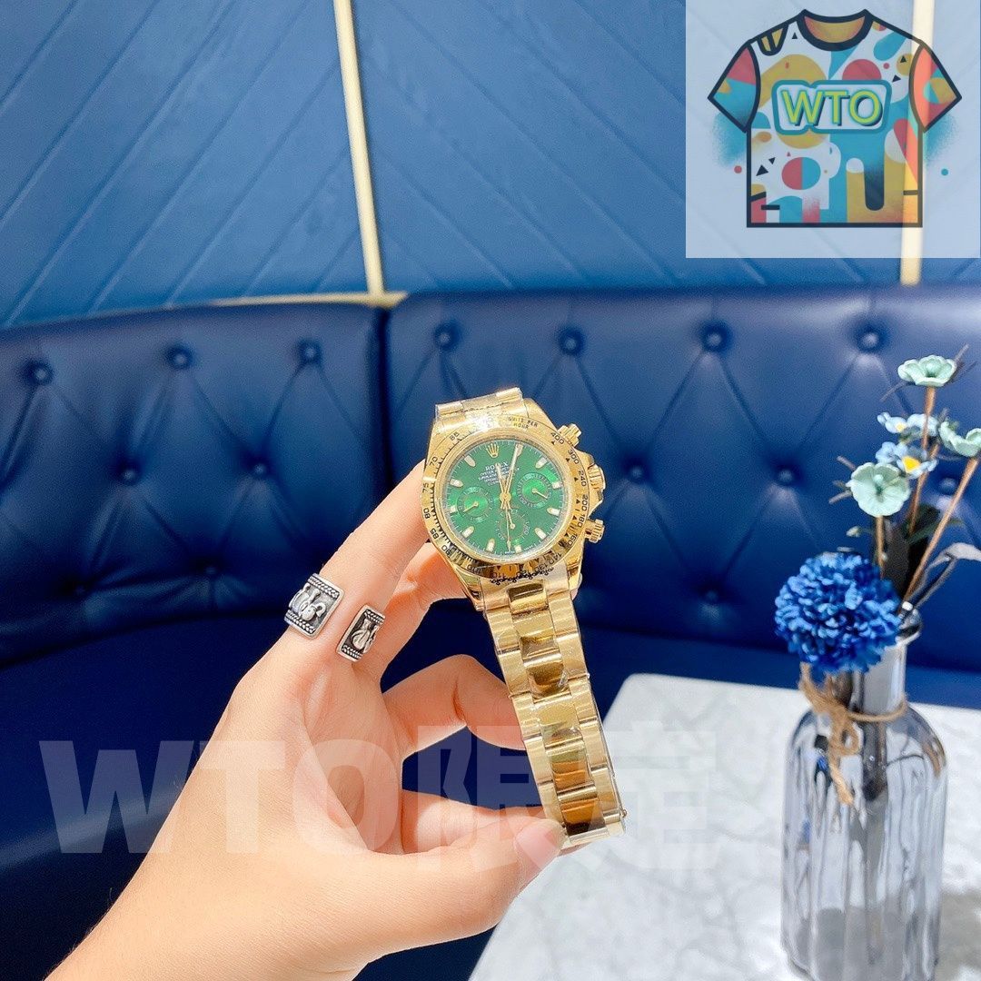 今日 Rolex ロレックス デイトナシリーズ 全金グリーンダイヤル-WTO輸入2