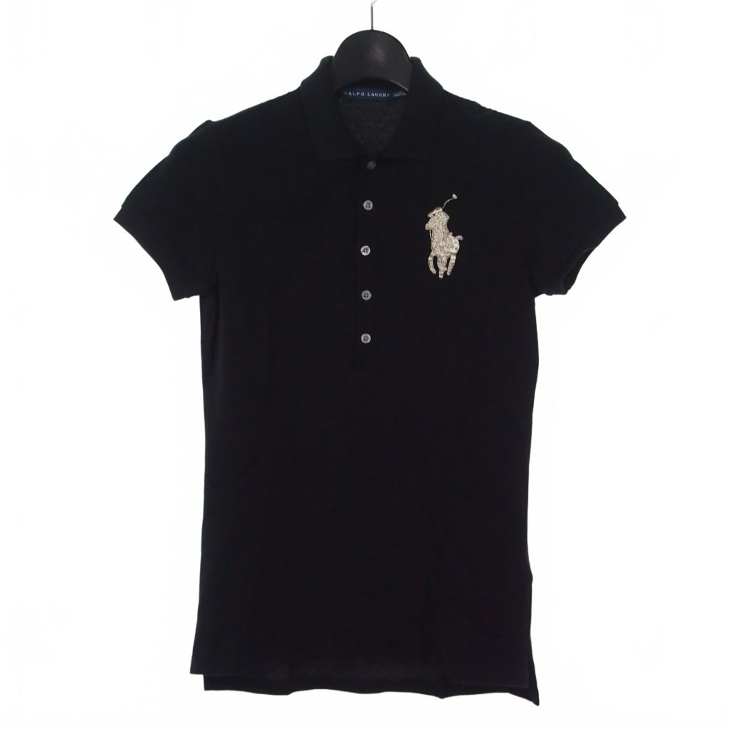 ラルフローレン RALPH LAUREN ビックポニー ビーズ刺繍 ポロシャツ