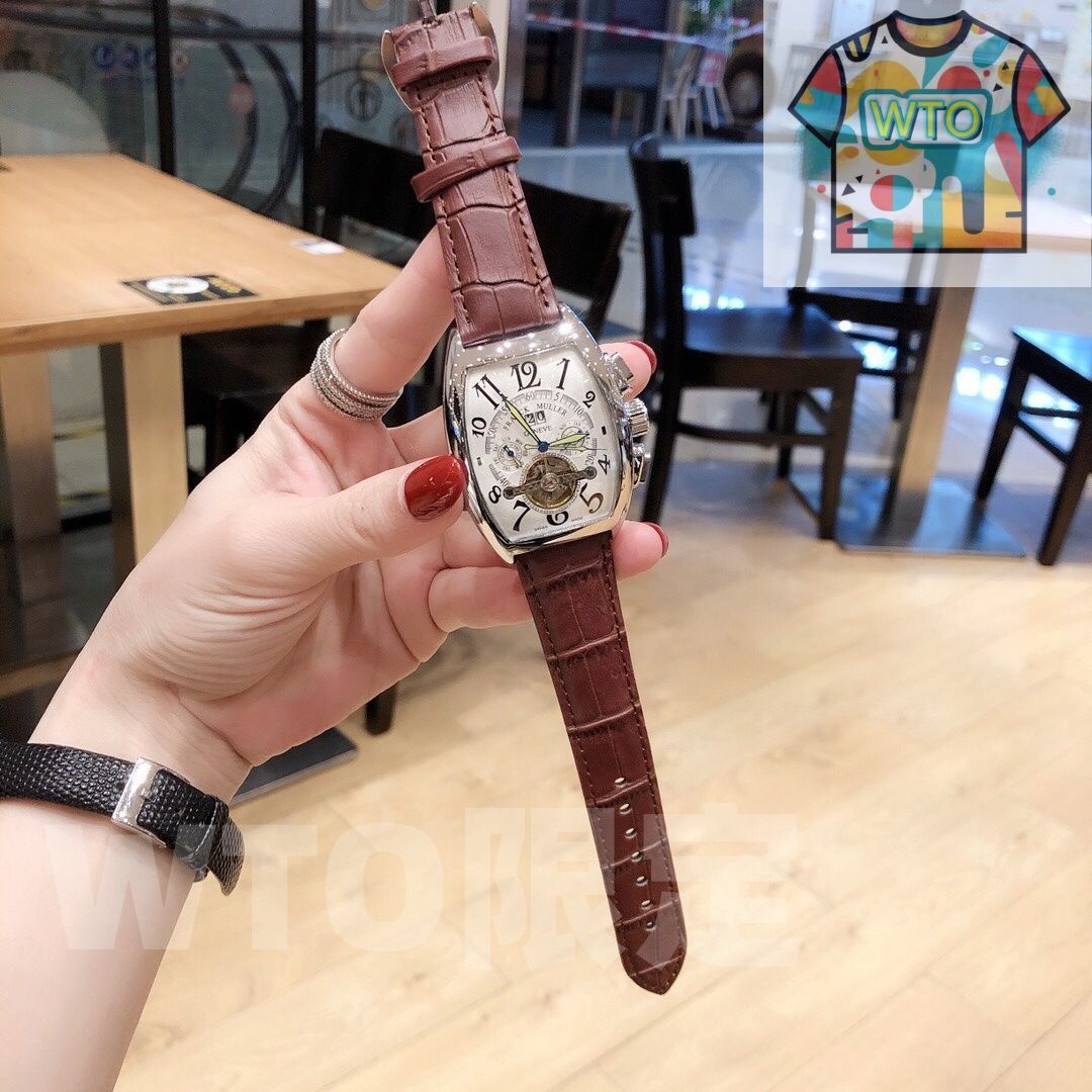 今日 Franck Muller フランク ミュラー 強化鉱物質耐摩耗ガラスを採用 WTO輸入2