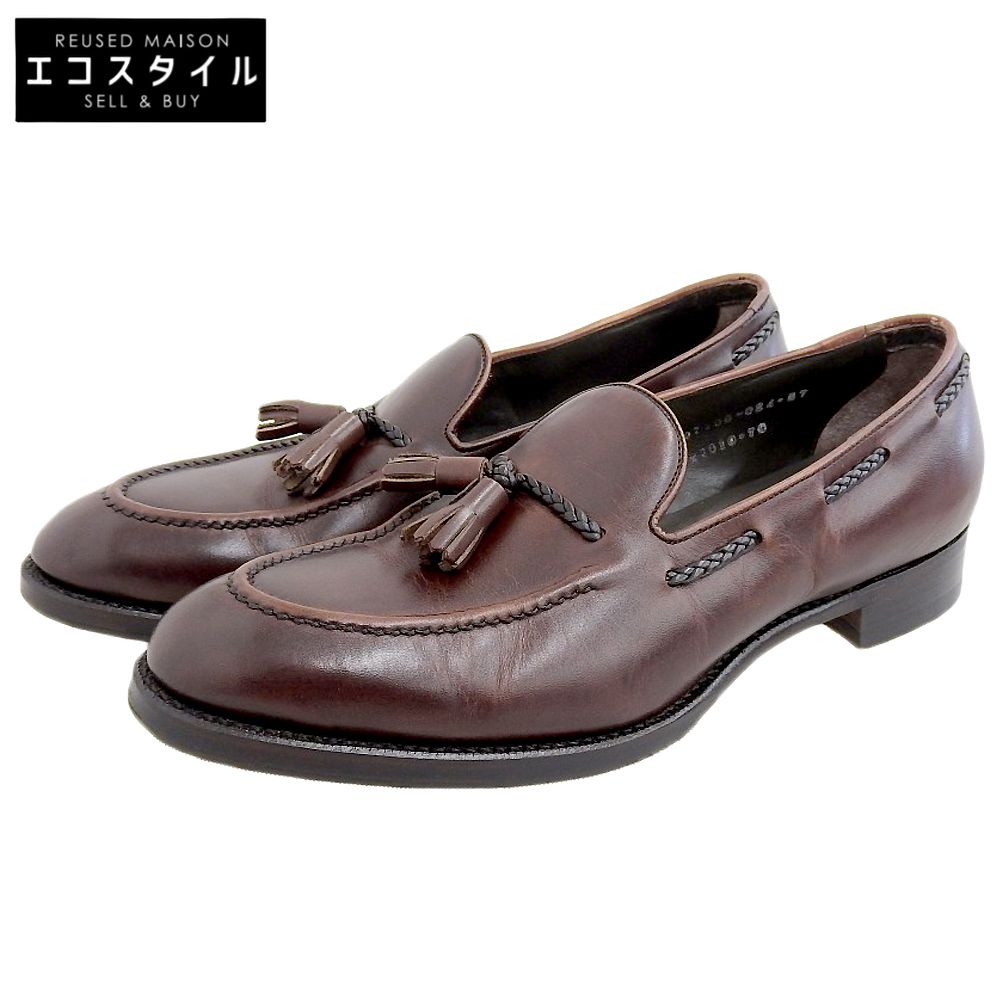 三陽山長 サンヨウヤマチョウ 鹿三郎 ROKUSABURO タッセルローファー シューズ メンズ ダークブラウン 7 1 2 R2010 7 1 2