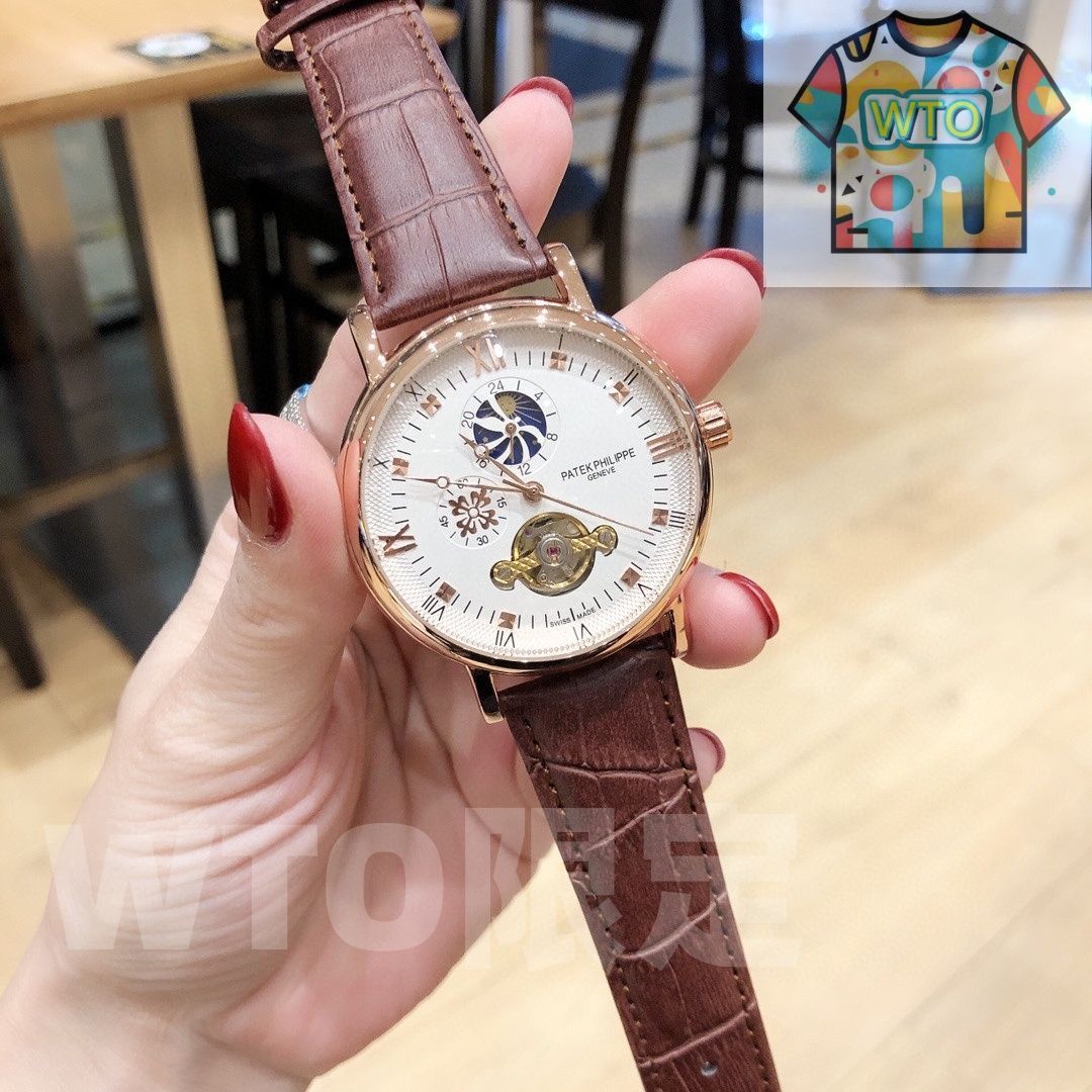 パテックフィリップ フライホイール搭載の月相デザインを採用-WTO輸入2