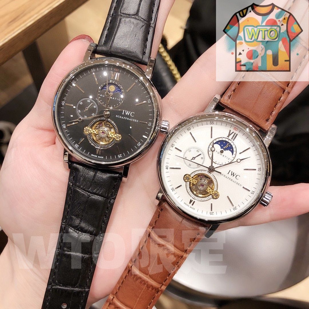  今日 IWC イウエーシー フライホイール搭載の月相デザインを採用 WTO輸入2 腕時計(デジタル) 時計
