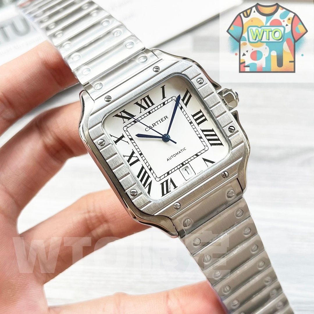 今日 Cartier カルティエ サントスシリーズ バンドは手で簡単に取り外せます-WTO輸入2