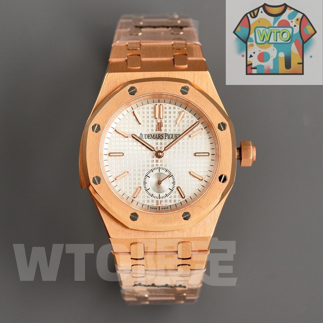 今日 Audemars Piguet オーデマル ピゲ ロイヤルオーク ダイヤルのクッキー模様が立体的で豊かです-WTO輸入2