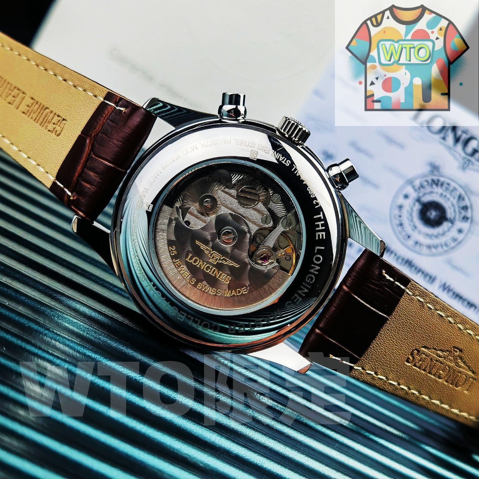  今日 ロンジン マスター 8針月相を備え WTO輸入2 腕時計(デジタル) 時計