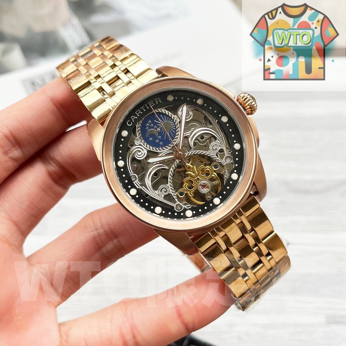 カルティエ グランドセコンドデザインを採用