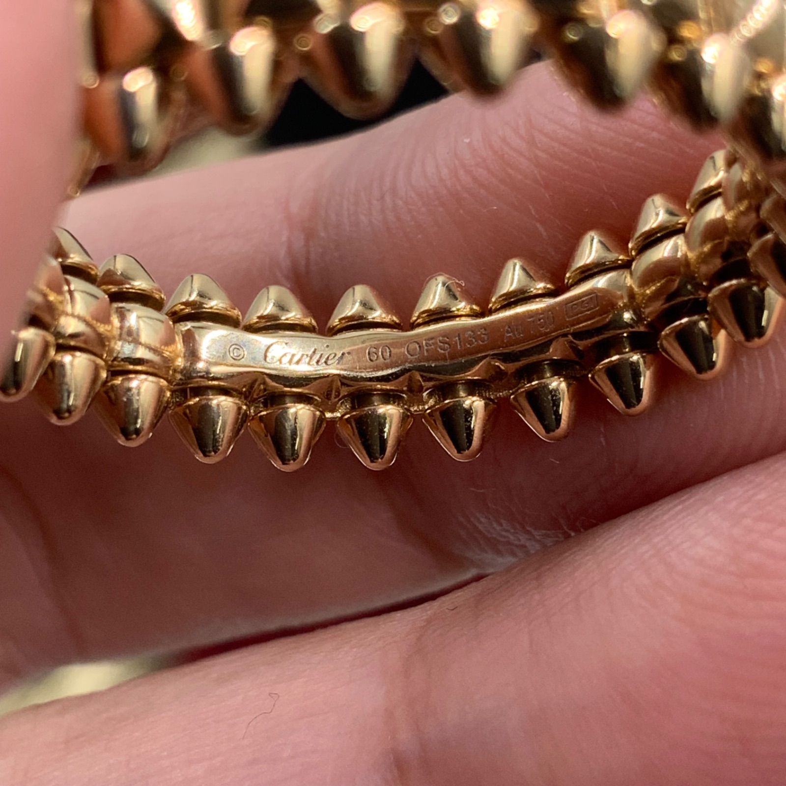 Cartier カルティエ クラッシュ ドゥカルティエリング SM サイズ60