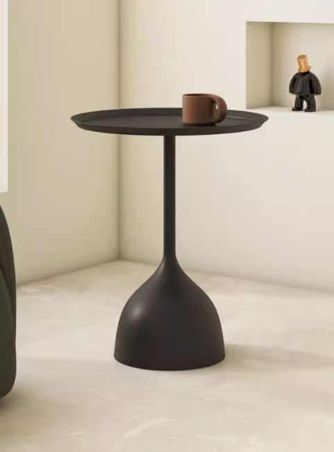 トレイタイプサイドテーブル ローテーブル ミニテーブル 机 おしゃれ ナイトテーブル ミニマリスト モダン 黑