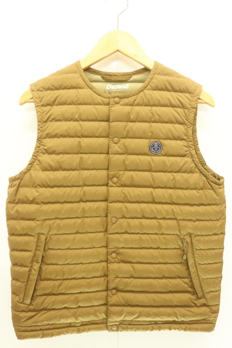 ORCIVAL レディースベスト 1 ダウンベスト 茶 ブラウン