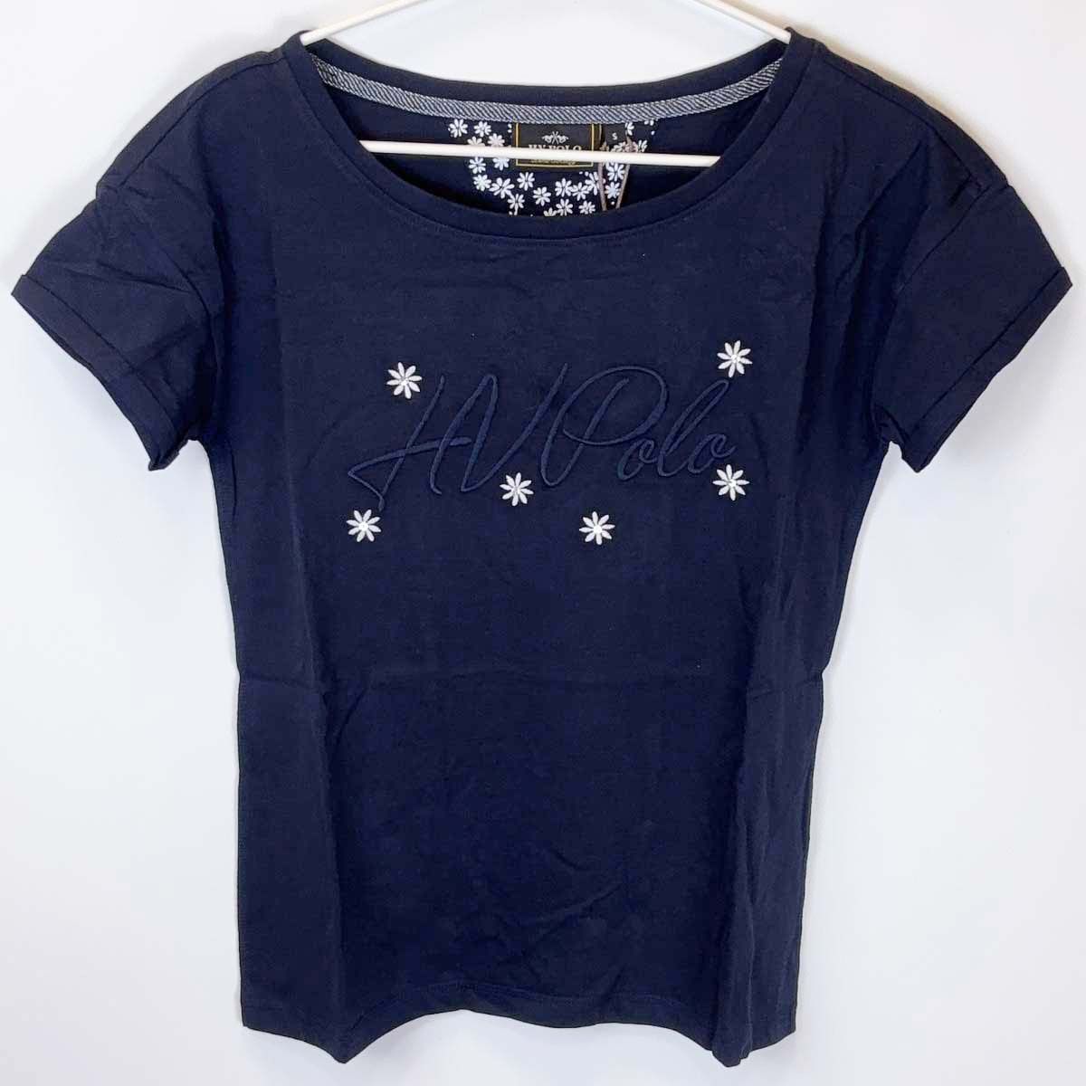 未使用】HV POLO 半袖Tシャツ LILLY S ネイビー レディース 乗馬 馬術 