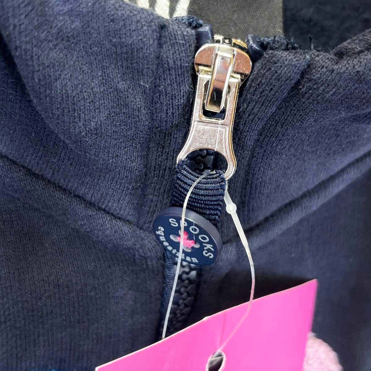 SPOOKS スプークス ジップアップパーカー Isa Jacket S ネイビー レディース 乗馬 馬術