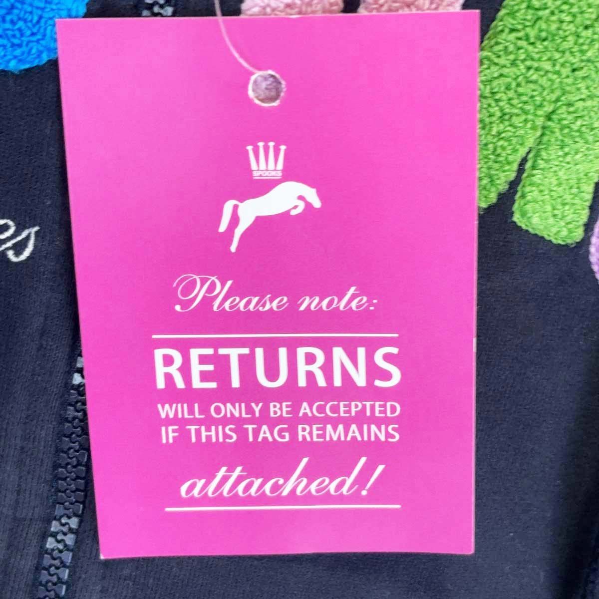  SPOOKS スプークス ジップアップパーカー Isa Jacket S ネイビー レディース 乗馬 馬術 ジャケット 乗馬