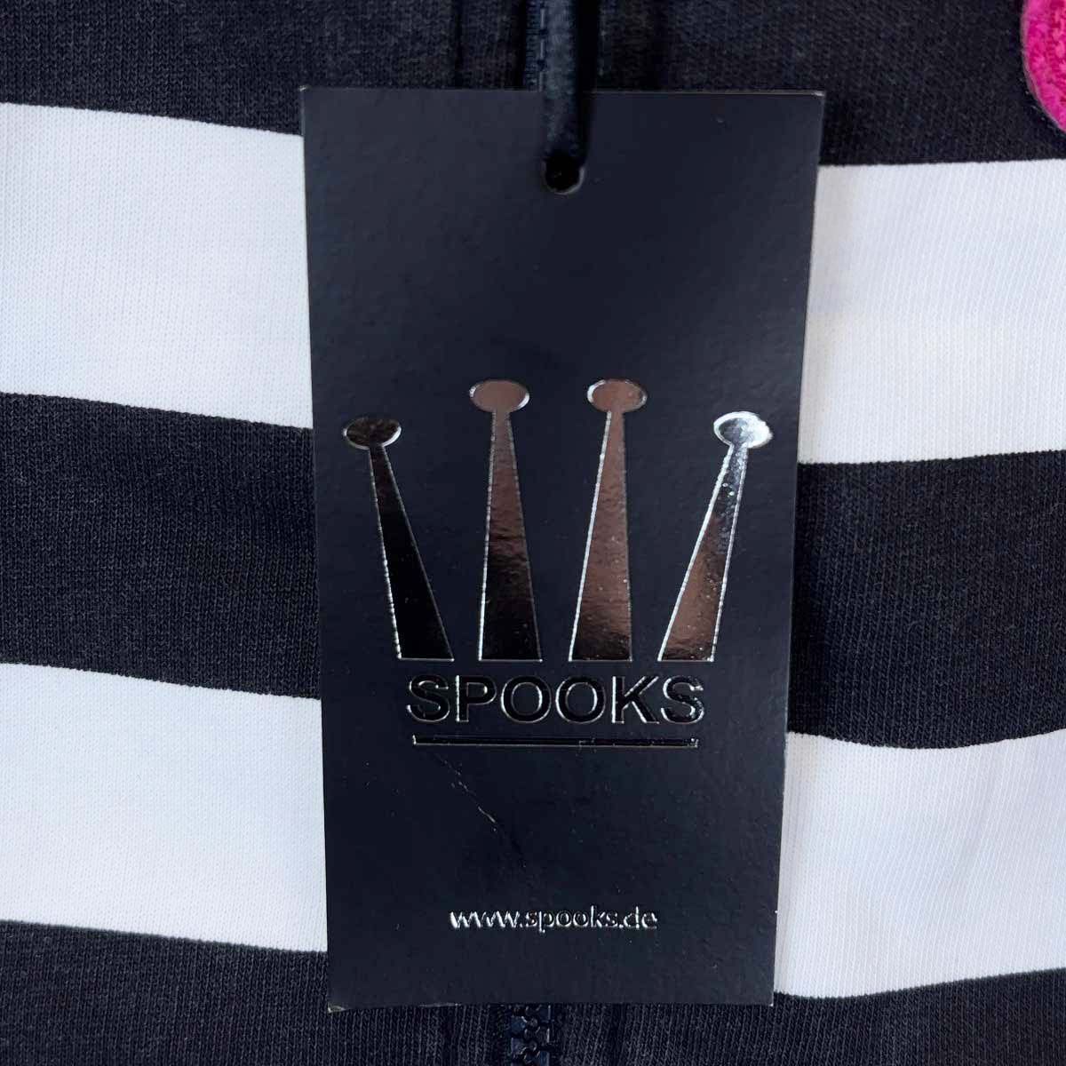  SPOOKS スプークス Annalena Jacket ジップアップパーカー S ネイビー ホワイト レディース 乗馬 馬術 ジャケット 乗馬