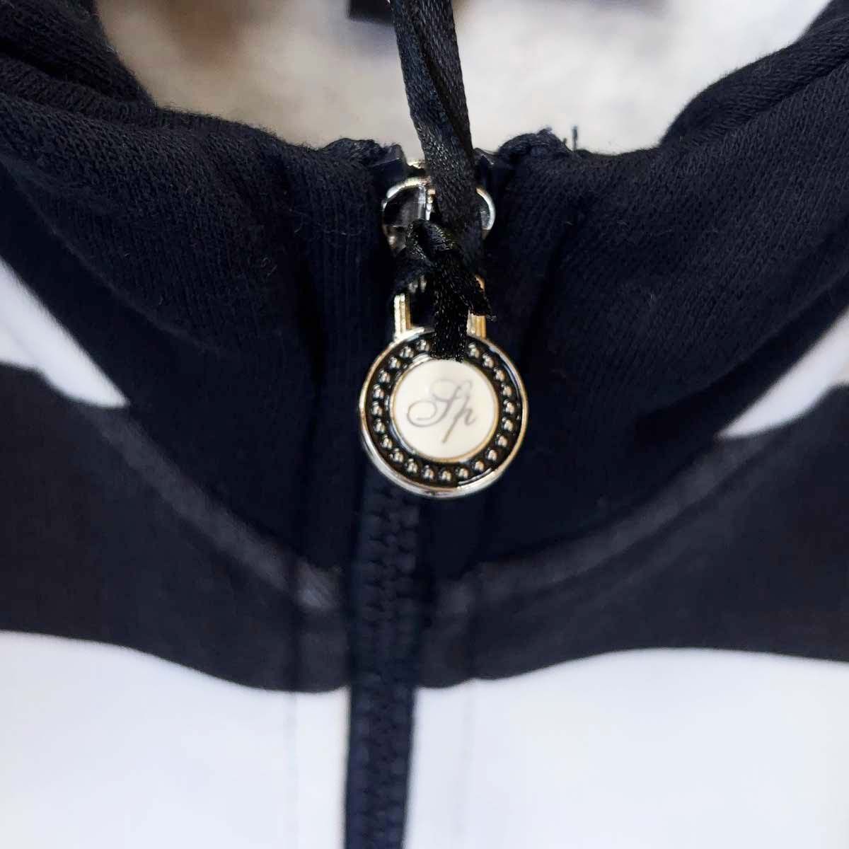 SPOOKS スプークス Annalena Jacket ジップアップパーカー S ネイビー ホワイト レディース 乗馬 馬術