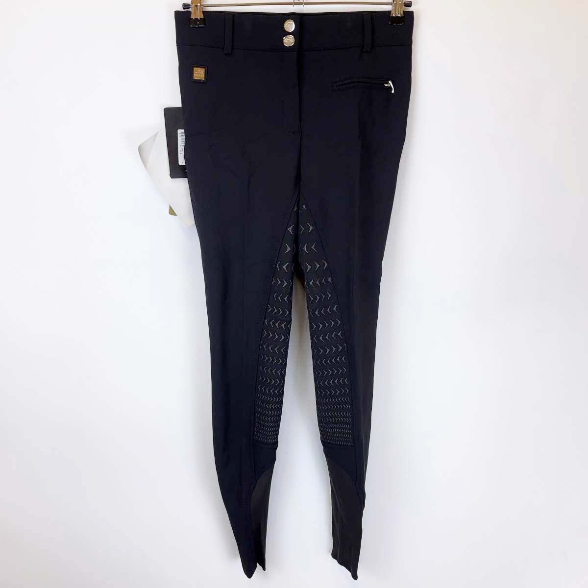 エクイライン キュロット パンツ フルグリップ DONNA 42 ブラック N08726 レディース 乗馬 馬術