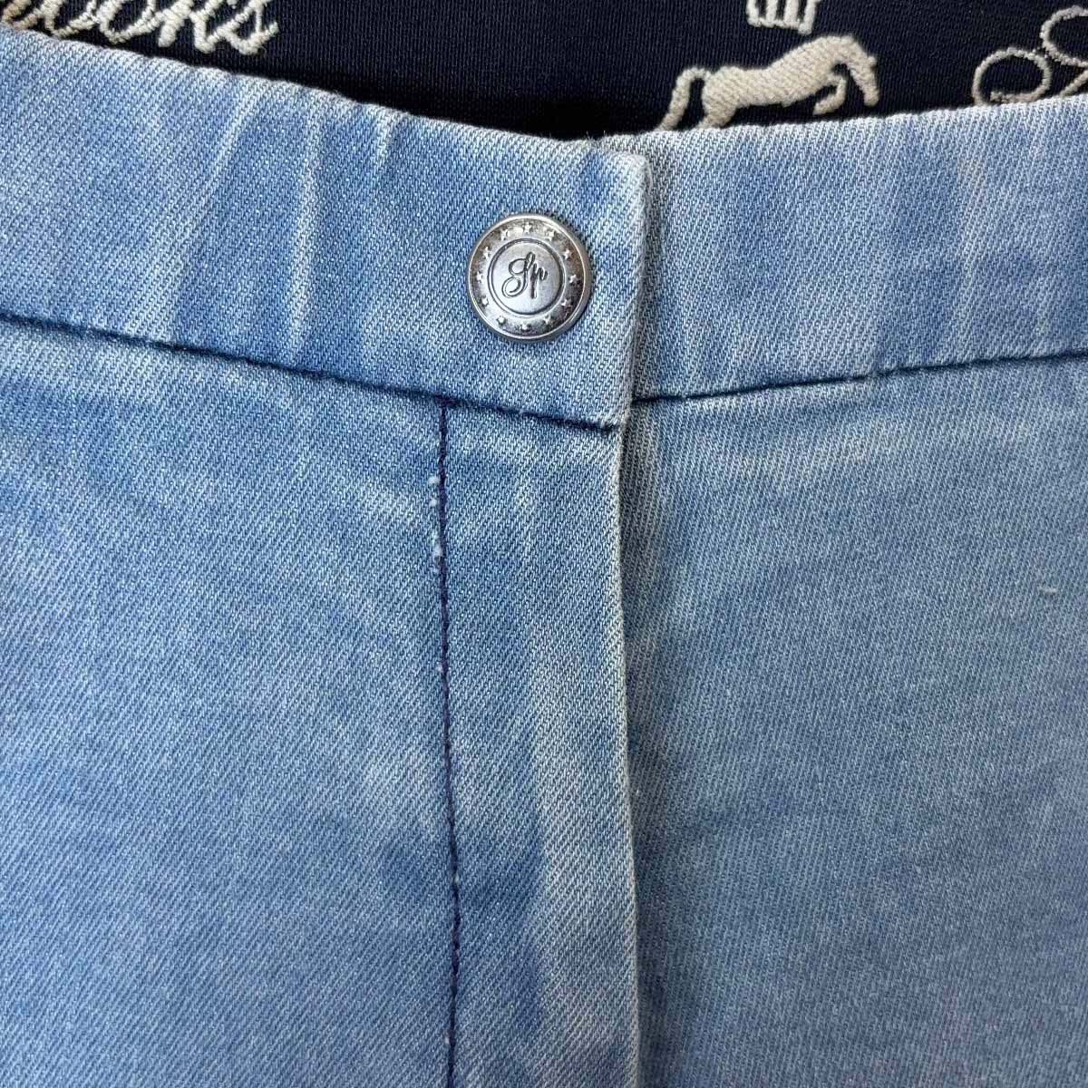 SPOOKS スプークス キュロット パンツ Ricarda フルグリップ M ライトデニム レディース 乗馬 馬術