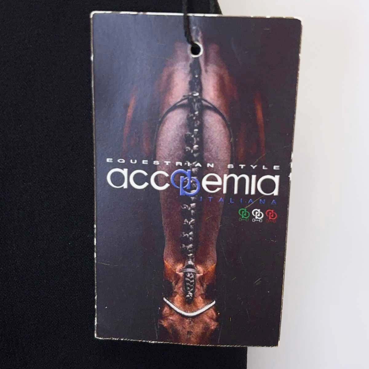 【未使用】Accademia Italiana アカデミアイタリアーナ キュロット パンツ ダブル パワーグリップ 44 ブラック レディース 乗馬ズボン 馬術 未使用】Accademia Italiana アカデミアイタリアーナ キュロット