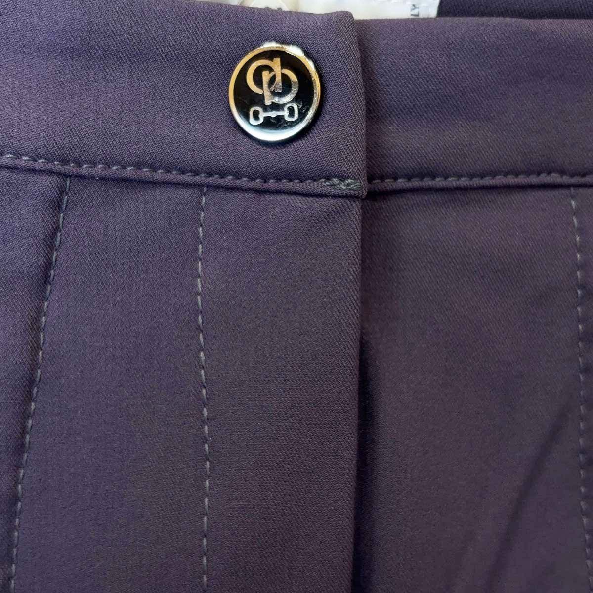 Accademia Italiana アカデミアイタリアーナ キュロット パンツ パワーグリップ 44 パープル レディース 乗馬ズボン 馬術