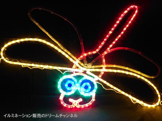 イルミネーション トンボ とんぼ モチーフ ライト 屋外使用 イルミネーションショップ ドリームチャンネル