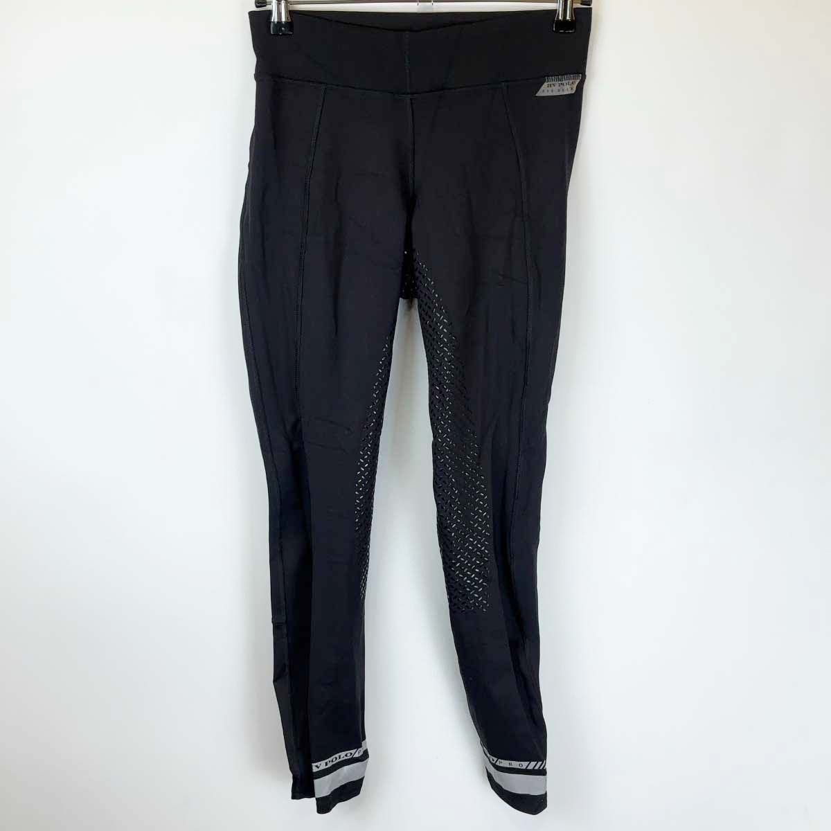 HV POLO キュロット パンツ WARRANT フルグリップ 38 ブラック 114991 レディース 乗馬ズボン 馬術